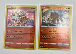 2 Card Lot Entei Reverse Holo Rare Pokemon TCG - Image 1