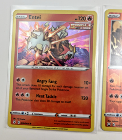 2 Card Lot Entei Reverse Holo Rare Pokemon TCG - Image 2