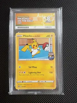 Pikachu on the Ball - (Pokemon Futsal) 001/005 English Ace 8 Gengar tcg 06 ace 9 - Image 1
