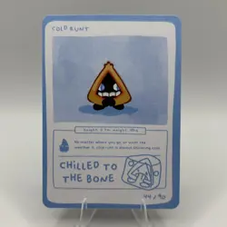 Pokedoodles No Scalp Series - Cold Runt (Snorunt) 44/90 - Set 1 Pokemon Fan Art - Image 1