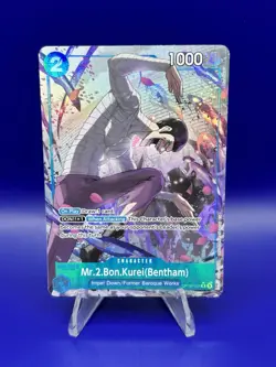 One Piece CCG TCG MR.2.BON.KUREI (Bentham) - OP16-055 alt art - English - NM+ - Image 1