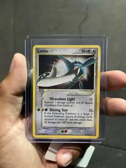 Latios Gold Star Holo Rare Card 106/107 EX Deoxys LP/NM - Image 1