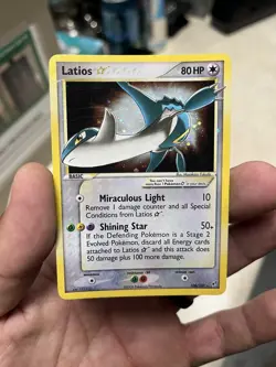 Latios Gold Star Holo Rare Card 106/107 EX Deoxys LP/NM - Image 2