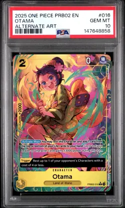 2025 ONE PIECE PREMIUM BOOSTER -ONE PIECE CARD THE BEST- VOL.2 OTAMA PSA 10 - Image 1