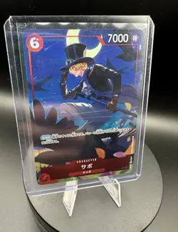 Bandai One Piece CCG Sabo OP05-007 Awakenings SR Alt Art Holo 7000 JP - Image 1