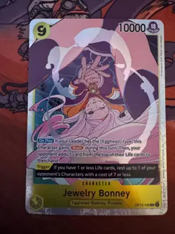 Jewelry Bonney (108) OP13-108 Super Rare Carrying On His Will One Piece Foil NM - Image 1