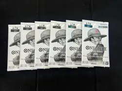One Piece Card Game Booster Promo Pack OP13 Sealed Pack Japanese 6 Packs - Image 1