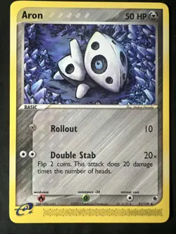 ARON Pokemon Card EX Ruby & Sapphire 25/109 NM - Image 1
