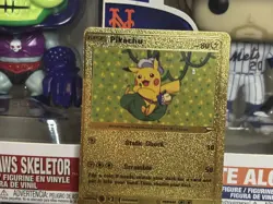 Pokemon TCG Gold Foil Fan Art - Pikachu #074/073 - Gold Card - Image 2