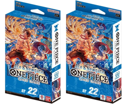 One Piece Card Game ST-22 Ace & Newgate Starter 2-Deck Set FACTORY SEALED! - Image 1