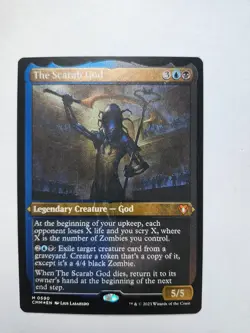 The Scarab God Foil Etched CMM 0590 MTG NM/M - Image 1