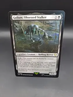 GOLLUM, OBSESSED STALKER - Lord of the Rings - MTG - Magic the Gathering R 0026 - Image 1