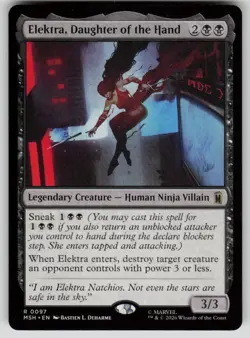 Elektra, Daughter of the Hand Rare Marvel Super Heroes 97 MTG Near Mint 2026 - Image 1