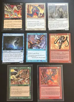 Slivers Mtg Magic The Gathering Set Of Eight (8) - Image 1