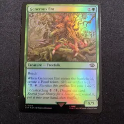 Generous Ent *Foil* LTR 169 LP - Magic the Gathering MTG - Image 1