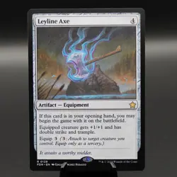 Leyline Axe 129 Rare Foundations Magic: The Gathering Near Mint - Image 1