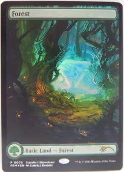 Magic the Gathering TCG - Standard Showdown Foil 0005 - FOREST - Image 1