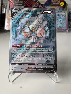 Pokemon TCG Zacian V GG48/GG70 Crown Zenith Holo Full Art 220HP - Image 1