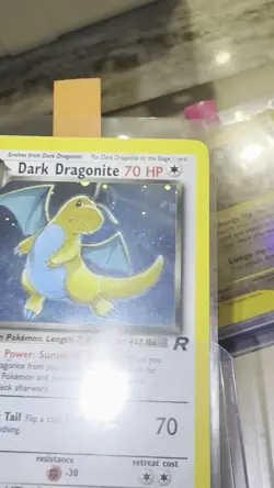 2000 Dark Dragonite NM Holo Rare 5/82 Team Rocket WOTC Clean Front & Back* - Image 2