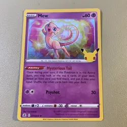Mew 011/025 Celebrations Holo - Image 1