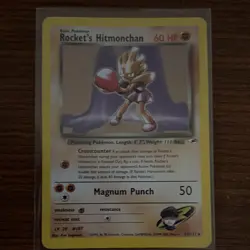 Rocket's Hitmonchan Pokemon Team Rocket 11/132 HOLO - Image 1