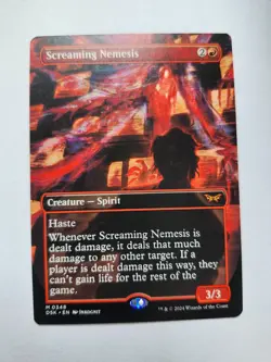 Screaming Nemesis (Borderless) * Duskmourn House of Horror MTG - Image 1