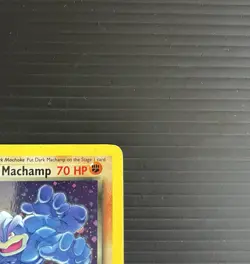 Dark Machamp 10/82 1st Edition Team Rocket Holo Rare WOTC Pokemon TCG - Image 5