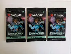 Magic The Gathering Duskmourn House of Horror Play Booster Lot Of 3 Packs MTG - Image 1