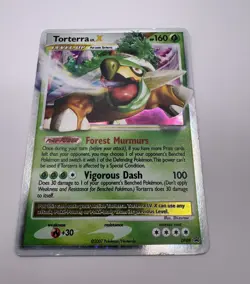 Pokemon Torterra LV.X DP09 Diamond and Pearl Promo LV.X Holo 2007 160 HP - Image 1