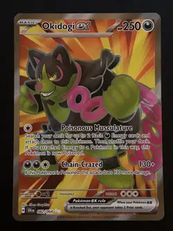 Okidogi ex - 082/064 #82/64 (Holo) (MP) SV: Shrouded Fable SFA Pokemon - Image 1