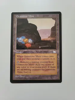 Gemstone Mine X1 MTG Weatherlight Great Condition - Image 1