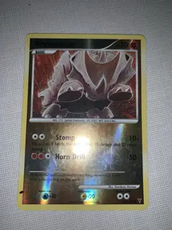 2009 Pokemon Platinum Supreme Victors Rhyhorn Reverse Holo #122/147 - Image 1
