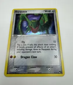 Pokemon Rayquaza 003/017 POP Series 1 Rare Holo 80 HP English Basic - Image 1