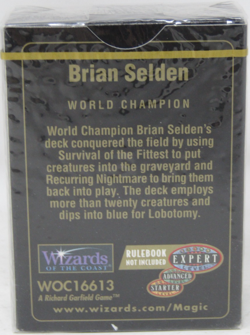 MTG Seattle August 1998 Brian Selden World Championship Deck Sealed - Image 3
