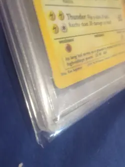 —Raichu #14 1999 Pokemon Game— Holo PSA 8 - Image 3