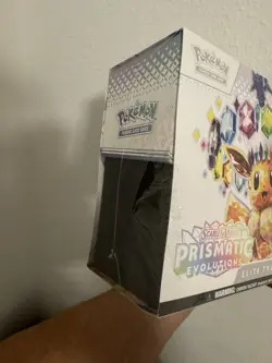 Pokemon TCG Prismatic Evolutions ETB New sealed - SMALL RIP (SEE PHOTOS) - Image 3