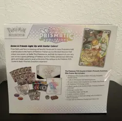 Pokemon TCG Prismatic Evolutions ETB New sealed - SMALL RIP (SEE PHOTOS) - Image 5