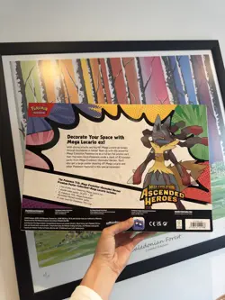 Pokemon Ascended Heroes Premium Poster Collection - Mega Lucario | New & Sealed - Image 2