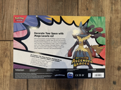 Pokemon Ascended Heroes Premium Poster Collection - Mega Lucario | New & Sealed - Image 4