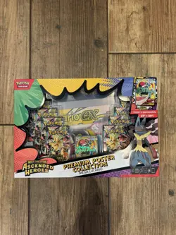 Pokemon Ascended Heroes Premium Poster Collection - Mega Lucario | New & Sealed - Image 5