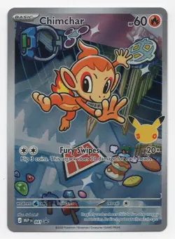 Pokemon TCG Chimchar 041 First Partner Illustration Black Star Promo - Image 1
