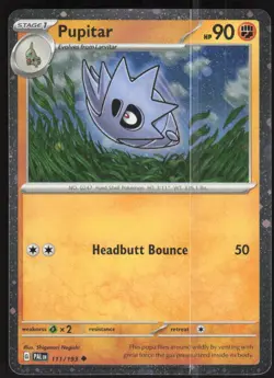 Pupitar 111/193 Uncommon Paldea Evolved Pokemon Lightly Played - Image 1
