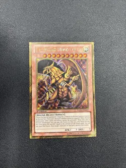 Yu-Gi-Oh! The Winged Dragon Of Ra 1st Ed PGLD-EN031 Gold Secret Rare - Image 1