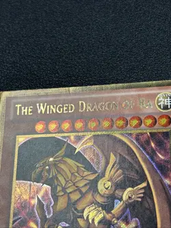 Yu-Gi-Oh! The Winged Dragon Of Ra 1st Ed PGLD-EN031 Gold Secret Rare - Image 4