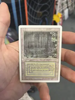 MTG Bayou Revised Edition Regular Rare Dual Land - Image 3