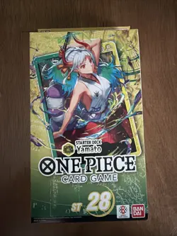 One Piece TCG: Starter Deck ST-28 Yamato Green/Yellow New Sealed English - Image 1