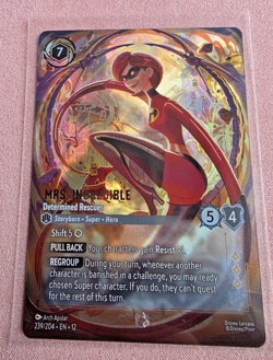 Disney Lorcana TCG Wilds Unknown Mrs Incredible Enchanted 239/204 - Image 1