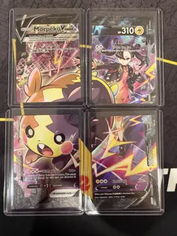 Pokemon Card TCG Morpeko V-Union Full Set SWSH287-290 Black Star Promo Card NM - Image 1