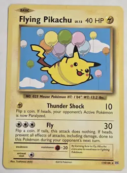 Flying Pikachu 110/108 Secret Rare XY Evolutions Pokemon Card TCG - Image 1
