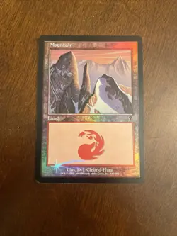 Mountain (337) Foil [ MP ] 7th Edition - Magic The Gathering English MTG - Image 1
